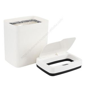 Vente en gros de poubelles de luxe pour la maison, 15L 18L, poubelle en plastique avec capteur de mouvement, poubelle automatique - Product Image 5