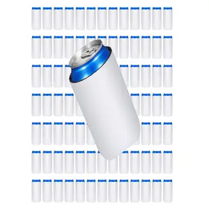 Refrigerador de lata isolado antiderrapante por sublimação de transferência de calor branco em branco