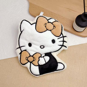 <span class=keywords><strong>Toalla</strong></span> de mano colgante de forro polar coral con diseño de My Melody y <span class=keywords><strong>Kitty</strong></span> para cocina y baño, venta al por mayor transfronteriza - Product Image 6