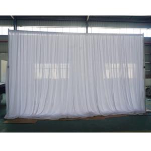 Aluminum Silver Portable Adjustable <b>Backdrop</b> <b>Stand</b> with 3-Year Warranty for Chiffon Wedding Drape Fabric - Product Image 2