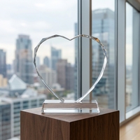 Trophée en cristal K9 poli en forme de goutte d'eau, vierge, personnalisable avec logo, pour récompenses, compétitions, plaques d'honneur et événements professionnels, vente en gros