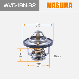 WV54BN-82 MASUMA อุปกรณ์เสริมอะไหล่รถยนต์,อุปกรณ์ตกแต่งรถยนต์82 Thermostatic 1N00-15-171 21200-16A00 21200-47R00 - Product Image 2