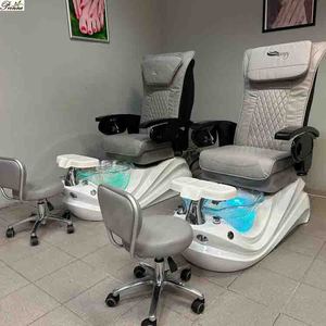 2026 Pronne Moins cher Salon de beauté Fournitures Alden Télécommandé Massage Liquidation Pédicure Chaises - Product Image 1