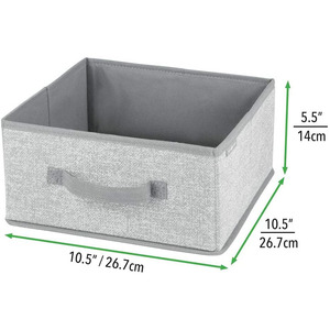 Hot Sale Soft Fabric Closet Organizer Box with Handle for <strong>Cube</strong> <strong>Storage</strong> <strong>Units</strong> in Closet Drawer Organizer Wardrobe <strong>Storage</strong> - Product Image 2