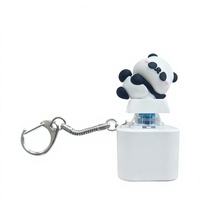 Jouet anti-stress en plastique Panda à bouton-poussoir avec divers motifs - Petits charms, ornements et gadgets sensoriels