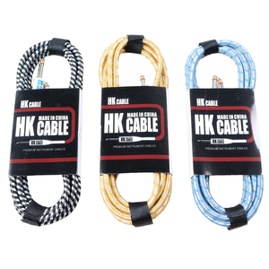 HK CABLE 3M Cable Cord Premium <b>Instrument</b> Factory OEM/ODM for <b>Electric</b> Guitar Bass with Noise Reduction Universal Compatibility - Product Image 2