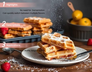Mélange en poudre pour gâteau gaufre en gros, préparation pâtissière 1kg, ingrédients de boulangerie en gros - Product Image 2