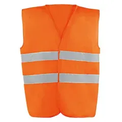 Gilet - HV714ORA M Strand - Colore: Arancione - Chiusure a strappo per lavori a maglia - Product Image 2