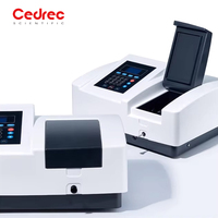 Spectrophotomètre UV-Vis à grille, spectrophotomètre visible de haute qualité à utilisation directe pour laboratoires