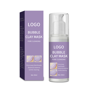 Private Label Skin Care Retinol & Vitamin C Herbal Anti-Aging Deep <b>Cleansing</b> <b>Facial</b> Bubble Mask for All Skin Types - Product Image 1