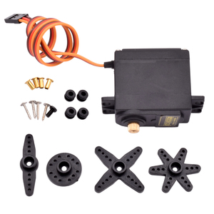 محرك سيرفو صغير MG995 بقوة 13 كجم للتحكم عن بعد، محرك سرعة عالية بزاوية 360 و180 درجة مع تروس معدنية لأردوينو والذراع الآلي DIY - Product Image 3