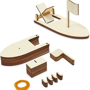Wooden Sailboat <b>Model</b> <b>Kit</b> Natural Color DIY Craft For Kids And Adults Home Decoration Ornaments - Product Image 5
