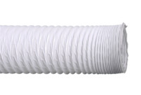 Tuyau d'évacuation flexible en PVC ignifuge avec armature en fil d'acier pour l'extraction des fumées industrielles