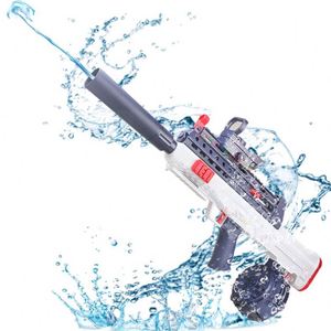 Pistola de Agua Eléctrica Portátil de Plástico con Batería de Tiburón para Niños y Adultos - Juego de Pistolas de Agua Pequeñas - Product Image 5