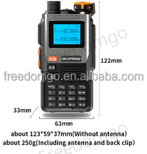 새로운 Baofeng K61 UV 136-174/200-260/400-470MHztwo 라디오 K61 1.77 인치 999CH 2600mAh 5W TYPE-C 무전기 - Product Image 6