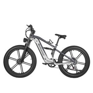 Vélo de montagne électrique en aluminium avec livraison tout-en-un en UE, pneus épais 26*4, moteur sans balais 2000W, double suspension, frein hydraulique - Product Image 2