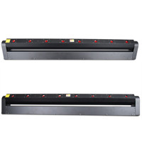 2 PCS 8-Eye Moving Head Laser Projector Light Single Red DMX512 Controller Professional Stage Light Disco Wedding Party Light