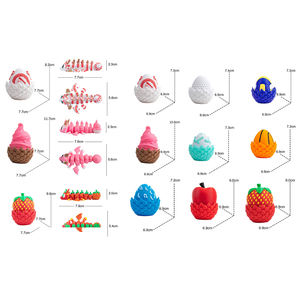 Vashine - Huevo <span class=keywords><strong>de</strong></span> Dragón Creativo Impreso en 3D, Decoración Colorida, Figura <span class=keywords><strong>de</strong></span> Acción <span class=keywords><strong>de</strong></span> Animal, Juguete <span class=keywords><strong>de</strong></span> Dragón Helado, Colección <span class=keywords><strong>de</strong></span> Juguetes para Niños - Product Image 6