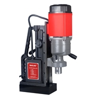 Perceuse magnétique BAOJIE BJ-49RCE à 3 vitesses, 49 mm, portable, pour perçage et taraudage de métaux, pour structures en acier