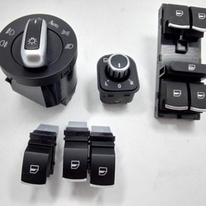 Interrupteur de lève-vitre automobile, ensemble de 6 pièces, 5ND941431B 5ND959857 pour Volkswagen Passat Golf Jetta - Product Image 1