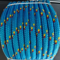 Corde en nylon tressé double Cordon tressé en polyester 14mm-20mm Dock Line Boat Marine