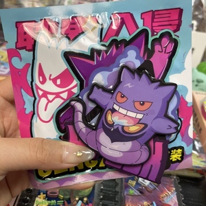 Imán para Refrigerador <span class=keywords><strong>de</strong></span> Pokémon Gengar, Tipo <span class=keywords><strong>Fantasma</strong></span>, Coleccionable <span class=keywords><strong>de</strong></span> Anime, Adhesivo Magnético <span class=keywords><strong>de</strong></span> PVC para Decoración del Hogar y la Cocina - Product Image 3