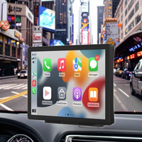Autoradio multimédia universel 9 pouces avec CarPlay sans fil et Android Auto, écran tactile, montage sur tableau de bord, Mirror Link