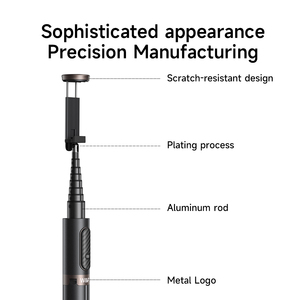 Mobile Phone BT Camera Tripod Selfie Rod Mini Portable Handheld <strong>Photo</strong> 360 Rotation <strong>Stick</strong> With Fill Light for Phone