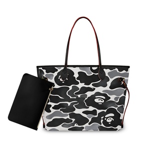 <span class=keywords><strong>Sac</strong></span> fourre-tout <span class=keywords><strong>tendance</strong></span> en PU imprimé camouflage <span class=keywords><strong>vert</strong></span> pour femme, 2 pièces, avec poche zippée, pour le 250e anniversaire de l'indépendance des États-Unis - Product Image 2