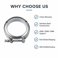 Collier de serrage robuste en acier inoxydable pour tuyau d'échappement avec mécanisme de verrouillage à boulon en T pour applications industrielles, automobiles, OEM, ODM
