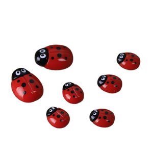 Decorazione micro-paesaggistica best-seller caoh cross, coccinella, scarabeo, accessorio in resina a forma di animale dei cartoni animati fai da te, materiale per ciondoli - Product Image 5