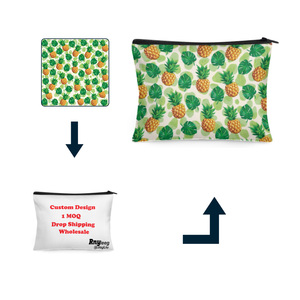 Portafoglio personalizzato da donna borsa a gettone vendita calda con cerniera stampa di moda su richiesta borsa a mano all'ingrosso di grande capacità Drop Shipping - Product Image 1
