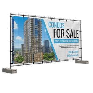 Pancarta de vinilo de red gigante Pancarta de vinilo de red reutilizable permeable al viento para envoltura de barrera - Product Image 2