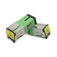 Adaptateur de fibre optique de coupleur optique de réseau SC à SC d'obturateur automatique amovible d'alimentation d'usine pour 4G