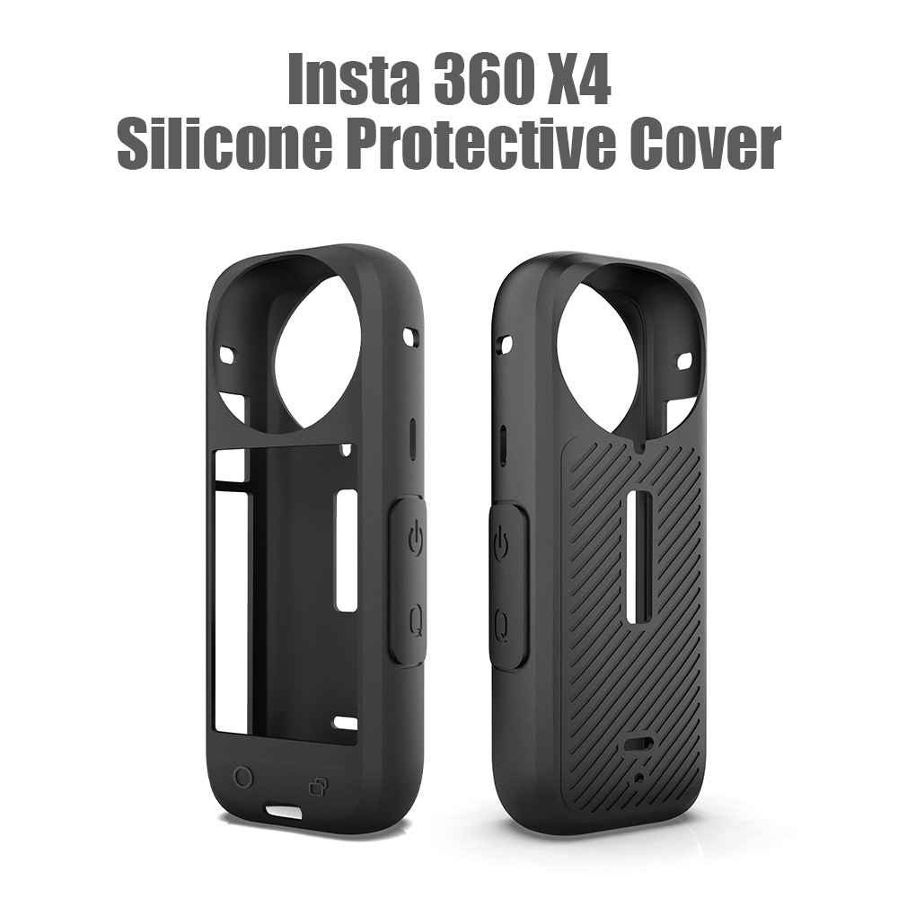 Hongdak for Insta360 X5 Silicone Protective Case for Soft Dust-proof Lenses Protection Guard Action Camera Accessories Lens Cap