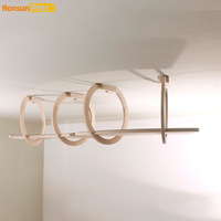 Structure d'escalade murale pour chat RSCW3110-5 avec design de niche et étagère à couloir aérien