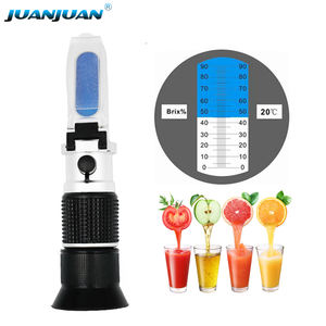 Réfractomètre portable pour <span class=keywords><strong>tester</strong></span> le sucre, mesure de 0 à 90 % Brix, outil de mesure ATC pour les jus de fruits et les liquides - Product Image 2