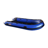Bateau gonflable aérodynamique en PVC de yacht de sport auto-videur professionnel pour une consommation de carburant efficace et des voyages de longue distance