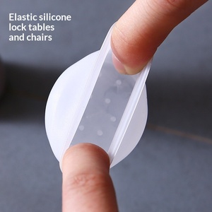 Protège-pieds <span class=keywords><strong>de</strong></span> table et <span class=keywords><strong>de</strong></span> chaise en gros, blancs et gris, antidérapants et silencieux, pour tabourets - Product Image 3