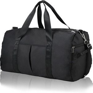 Wet Pocket and Shoes Compartment Gym Sports Foldable Mesh Duffle Bag for Men-Waterproof <b>Travel</b> Duffel <b>Holdall</b> with - Product Image 1