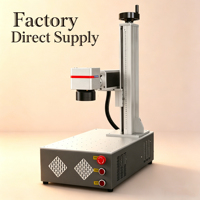Mini machine de marquage laser à fibre de bureau 20W 30W 50W, marqueur laser portable avec option rotative pour le traitement des bijoux