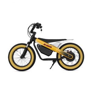 Venta Directa de Fábrica de Bicicletas Eléctricas para Niños, Bicicleta Eléctrica de Equilibrio de 16 Pulgadas con Llantas Anchas para Niños, Scooter Infantil de Dos Ruedas de 24V - Product Image 5