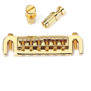 Puente <span class=keywords><strong>de</strong></span> guitarra LP envolvente <span class=keywords><strong>de</strong></span> color dorado para <span class=keywords><strong>tienda</strong></span> en línea y <span class=keywords><strong>guitarras</strong></span> hechas a mano - Product Image 1