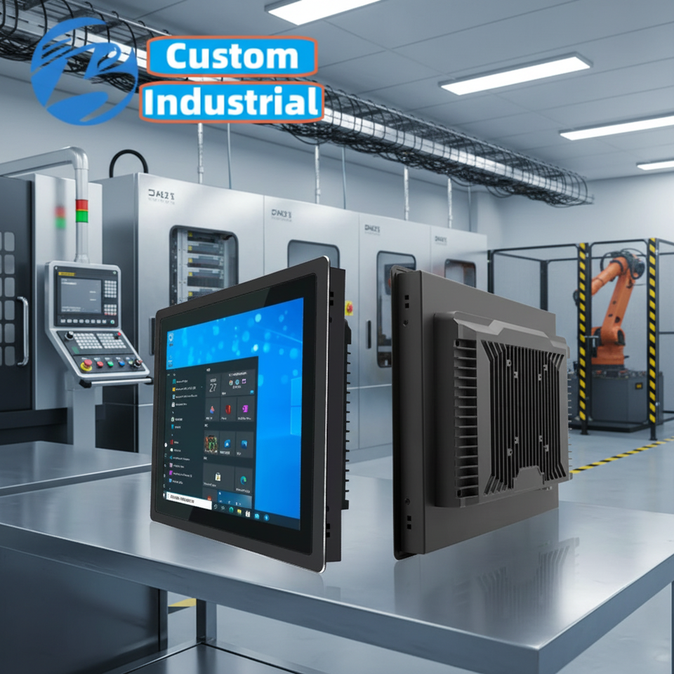 15 Inch 1024*768 Industrial Monitor Embedded True Flat Touchscreen Waterproof Display Industrial Touch Screen Monitor