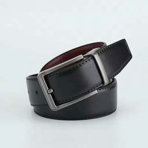 Ceinture de taille unisexe réglable imperméable de style vintage décontracté en cuir de vache avec boucle en alliage de crâne double face personnalisée 2025 - Product Image 4