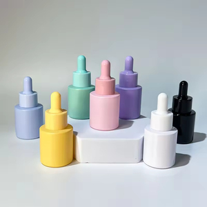 Excelente calidad, colorido, ámbar transparente, aceite esencial, vasos, botella, cuentagotas, 30ml, suero de vidrio - Product Image 3