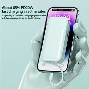 Portable High Capacity 10000mAh Travel Power Bank Fast Charging Dual USB Type-C Wall <b>Plug</b> <b>Adapter</b> US AU EU UK Mini USB Input - Product Image 6