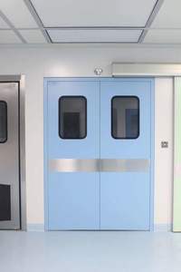 Option insonorisée toilettes OEM PVC ODM disponible couloir simple feuille feu science laboratoire école maternelle classe porte en bois - Product Image 3