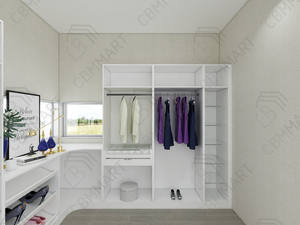 Cbmmat thiết kế miễn phí đi bộ trong tủ quần áo Mở Kệ mà không có cửa tủ quần áo phong cách hiện đại - Product Image 4