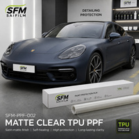 Película de Protección de Pintura TPU de 7.5mil, Autoadhesiva, Hidrofóbica, de Alto Brillo, para el Exterior de Automóviles